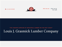 Tablet Screenshot of grasmicklumber.com